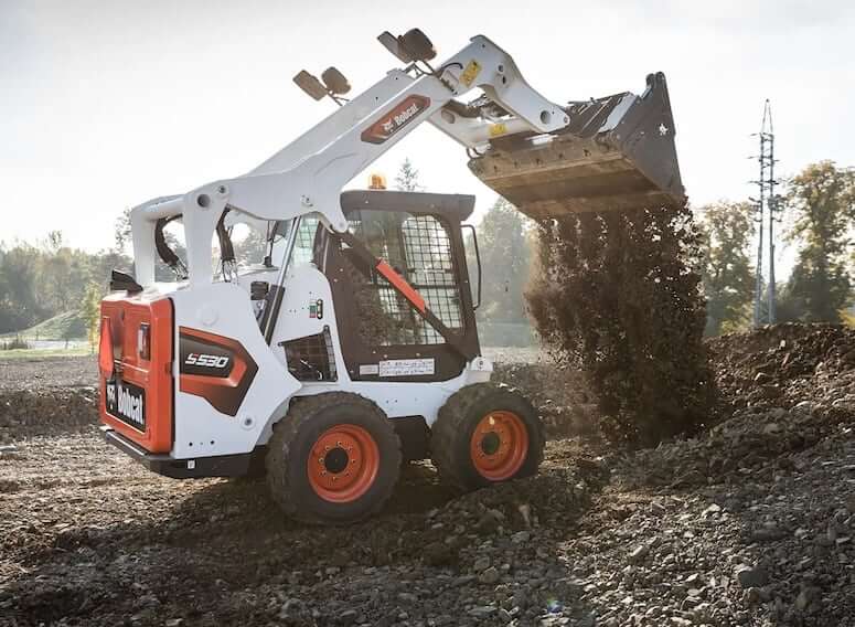 Габариты колесного мини-погрузчика Bobcat S530