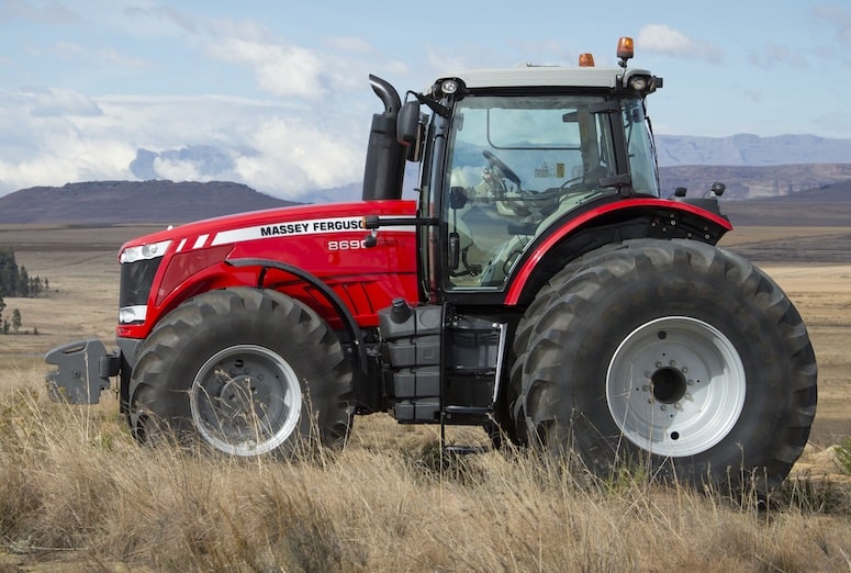 Размеры Massey Ferguson 8690 трактор