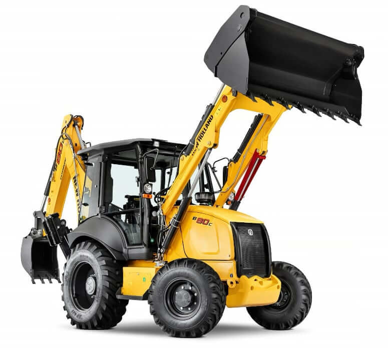 Характеристики фронтального оборудования New Holland B80C